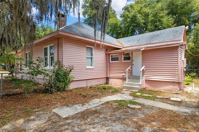 view of front of home