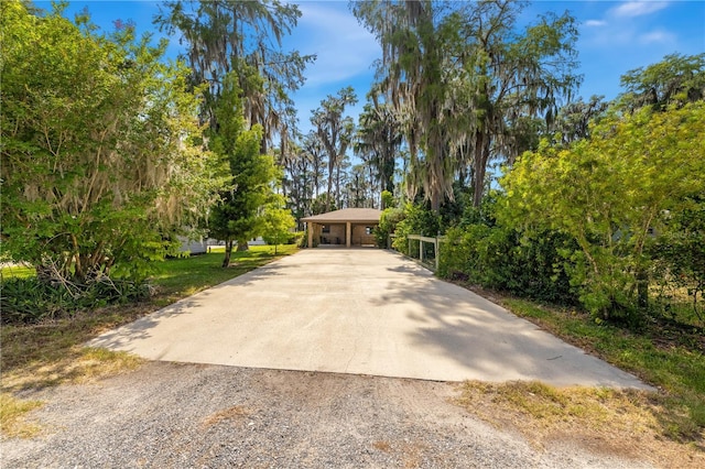 view of front of home