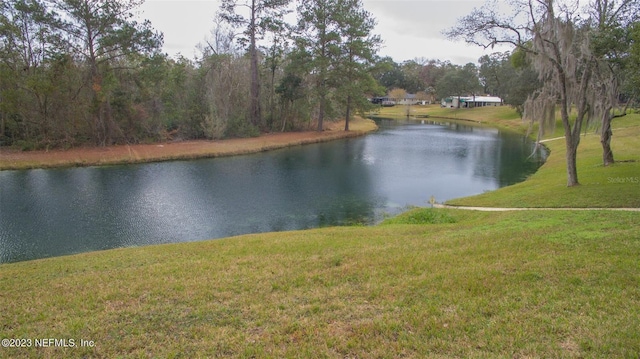 view of water feature