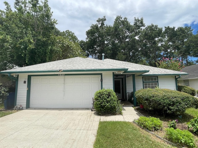 ranch-style house with a garage