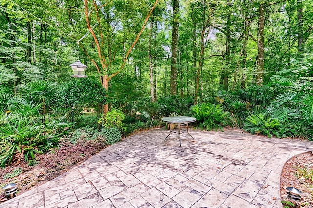 view of patio