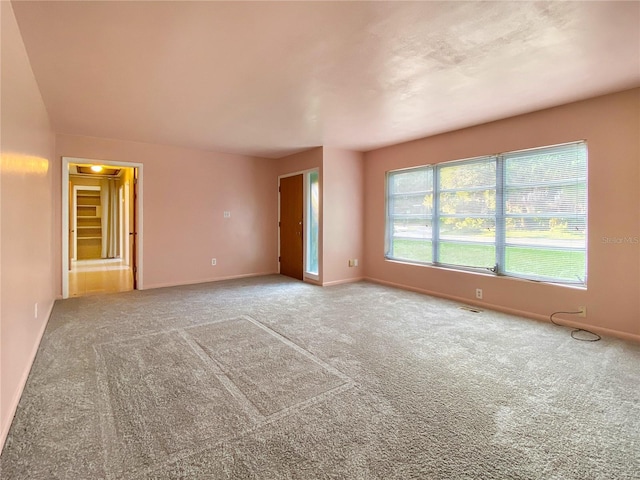 empty room with carpet floors