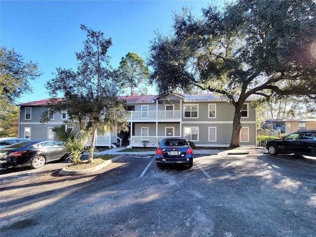 view of property featuring a porch