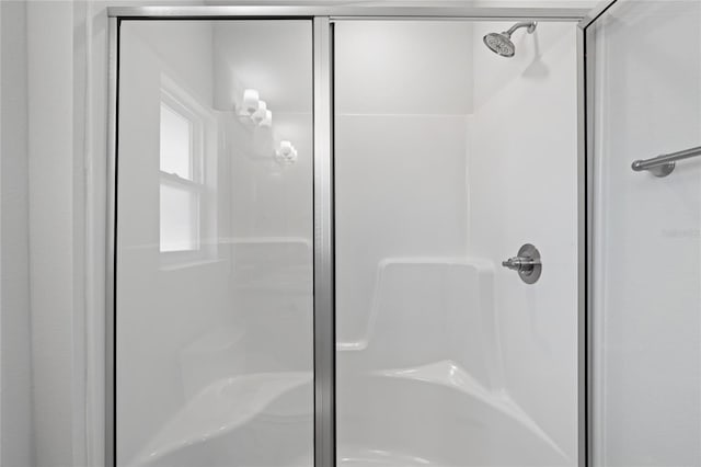 bathroom with walk in shower