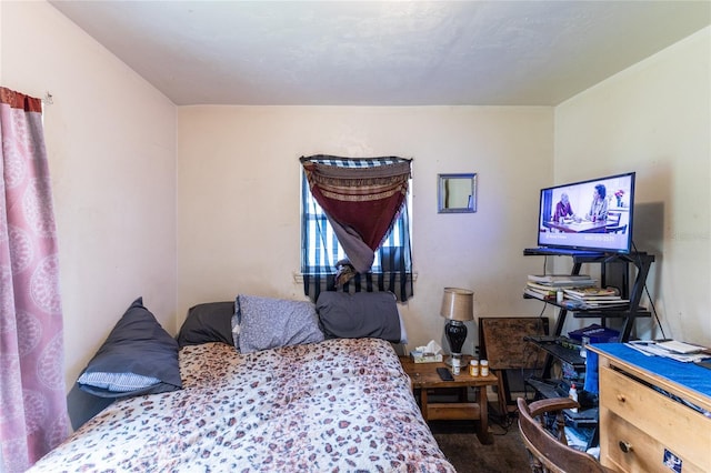 bedroom featuring carpet flooring