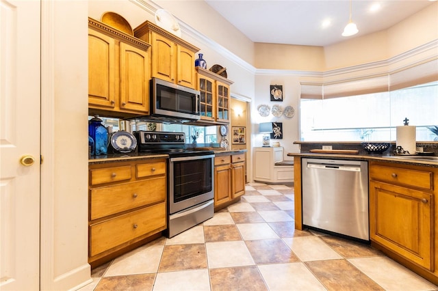 kitchen with sink and stainless steel appliances