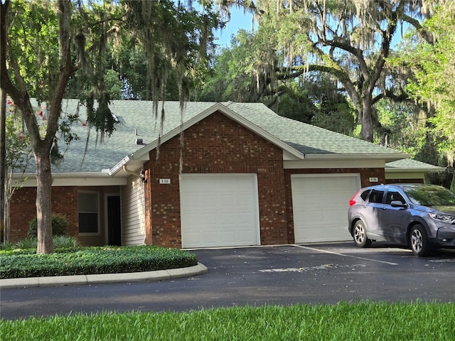 ranch-style house with a garage