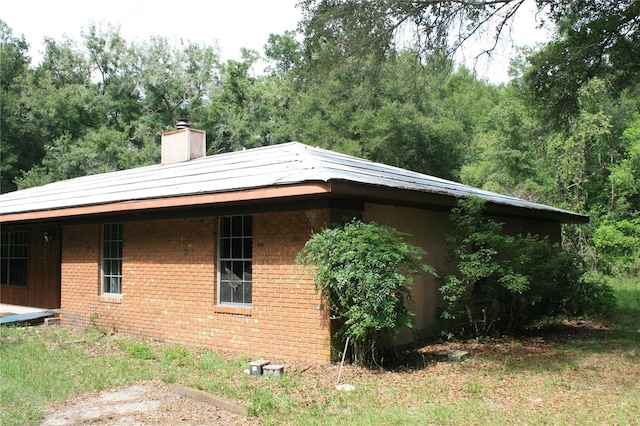 view of side of property