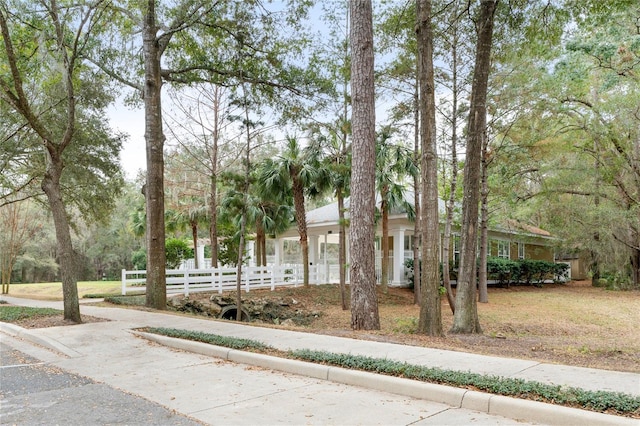 view of front of home