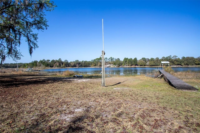 view of property's community featuring a water view