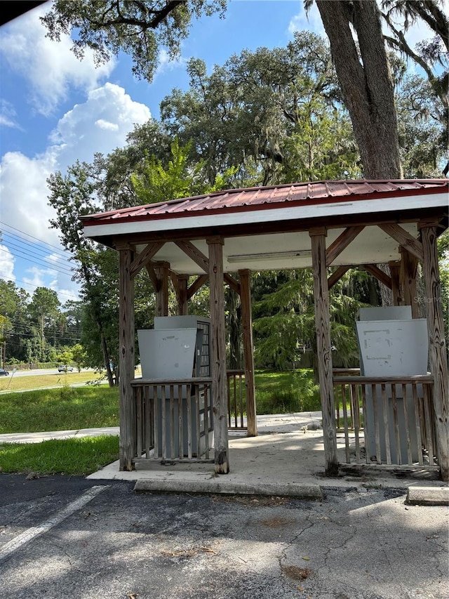 view of home's community featuring a gazebo