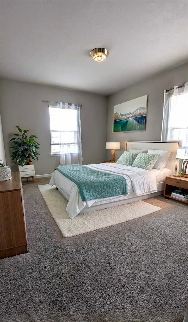 bedroom featuring carpet floors