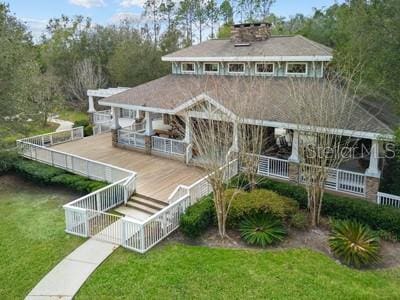 19010 SW 21st Pl, Newberry, FL 32669 - view of back of property