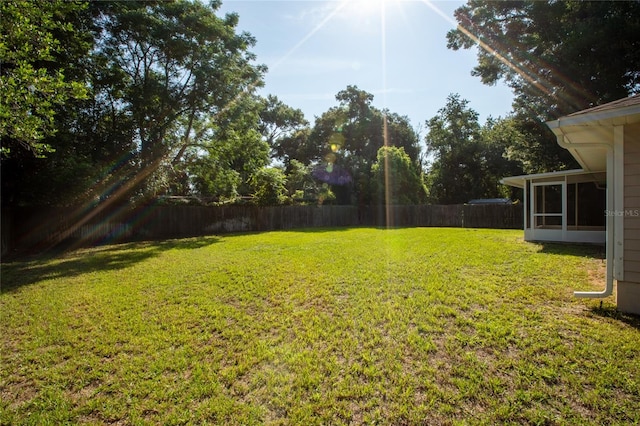 view of yard