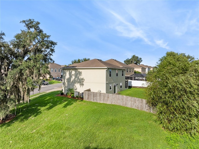 exterior space featuring a yard