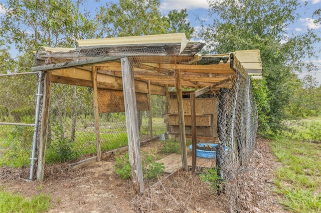 view of outbuilding