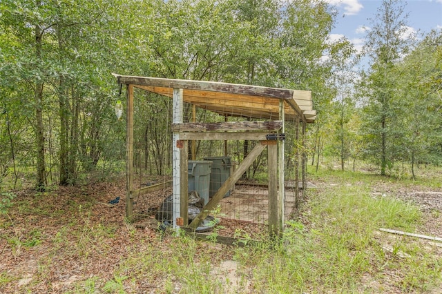 view of outbuilding