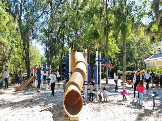 view of play area