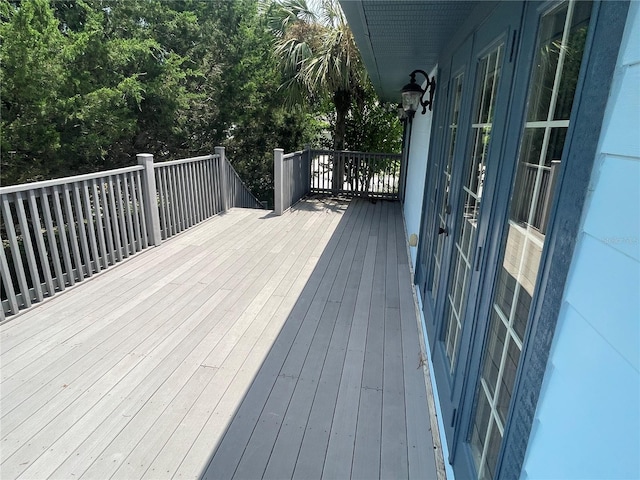 view of deck