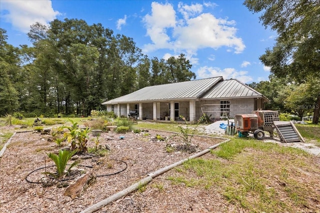 view of back of property