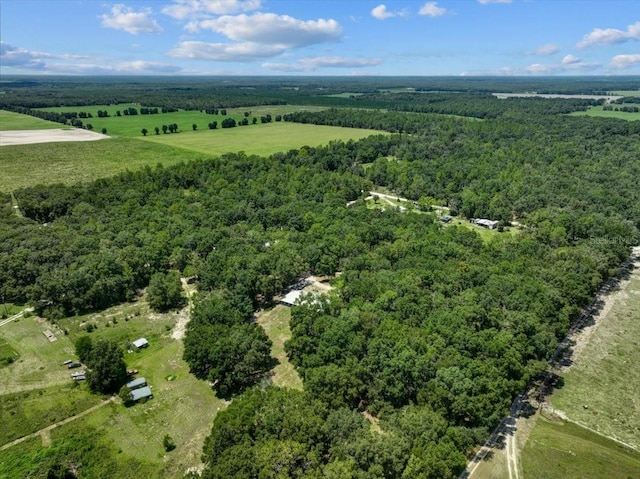 drone / aerial view featuring a rural view