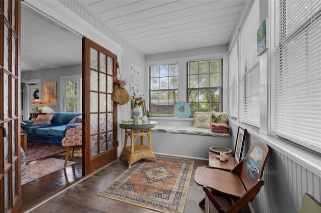 sunroom / solarium featuring a wealth of natural light