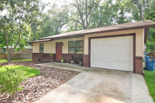 view of ranch-style home