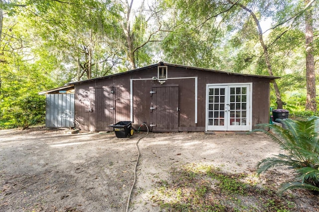 view of outbuilding