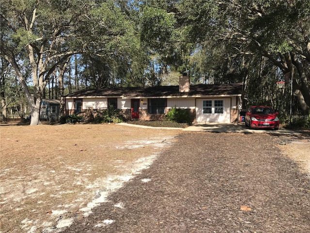 view of ranch-style home