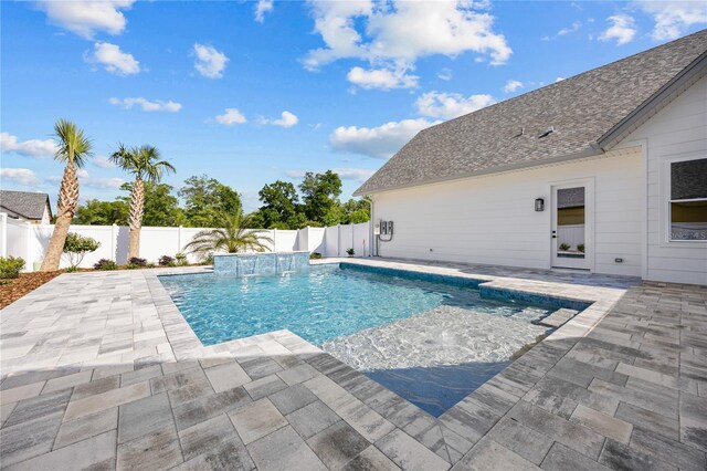 1101 SW 136th St, Newberry, FL 32669 - view of swimming pool featuring a fenced in pool, a fenced backyard, and a patio