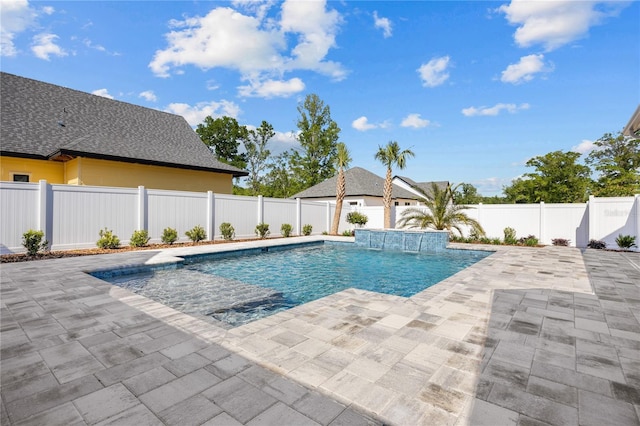 1101 SW 136th St, Newberry, FL 32669 - view of swimming pool with a fenced in pool, a fenced backyard, and a patio