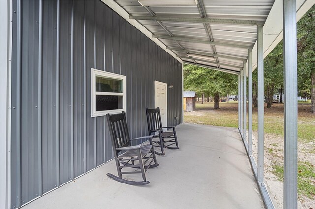 view of patio