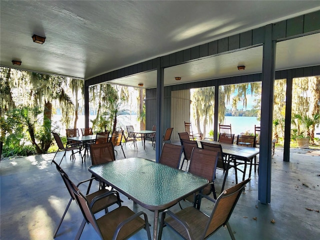 sunroom featuring plenty of natural light