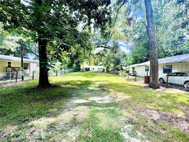 520 SE 5th St, Williston, FL 32696 - view of yard featuring a fenced backyard