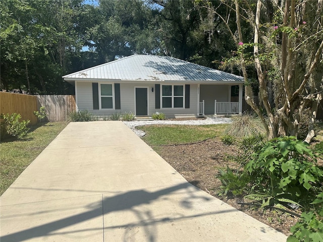 view of ranch-style home