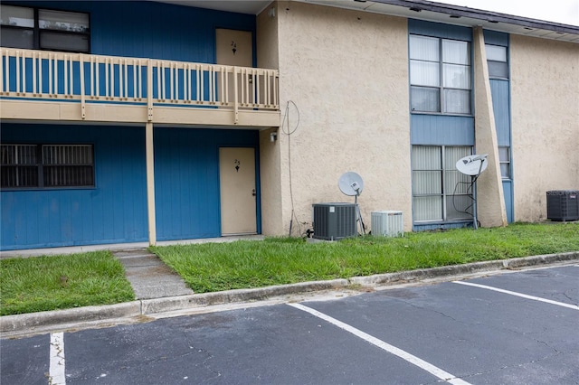 view of property featuring cooling unit