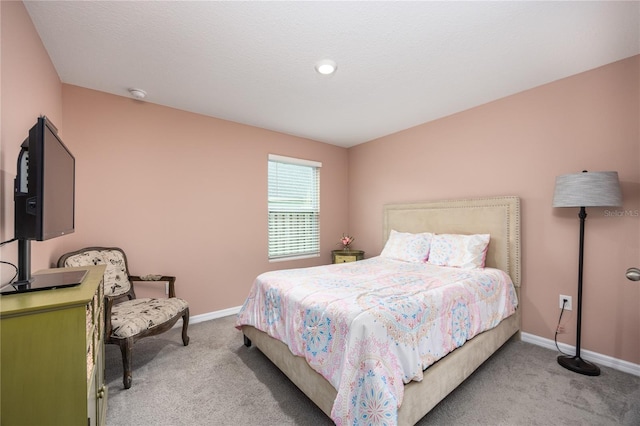 bedroom with carpet flooring