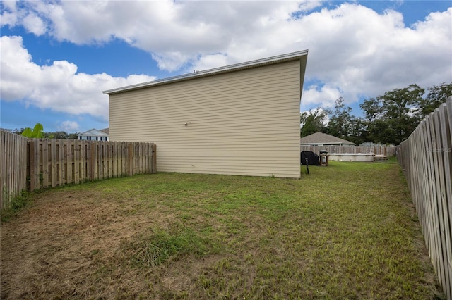 exterior space featuring a yard