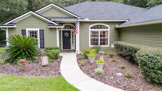 view of ranch-style home