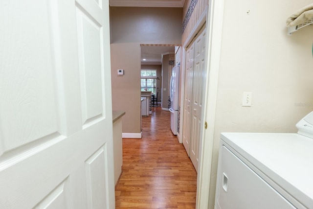 interior space with wood-type flooring