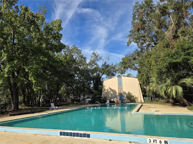 view of swimming pool