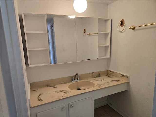 2811 SW Archer Rd Unit R-143, Gainesville, FL 32608 - bathroom with tile patterned floors and vanity