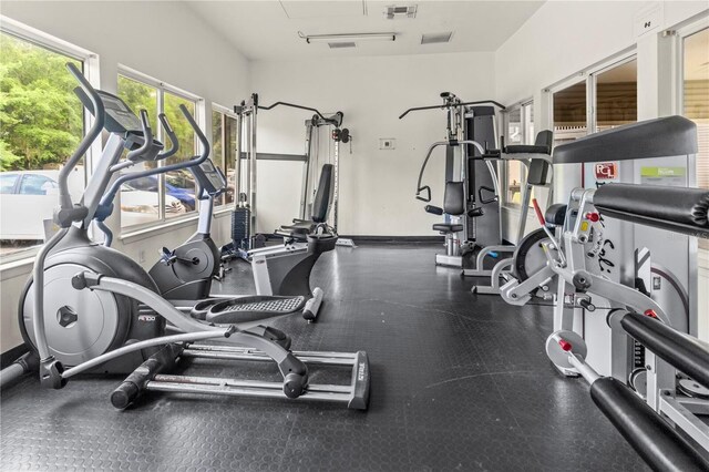 4000 SW 23rd St Unit 3-108, Gainesville, FL 32608 - gym featuring visible vents