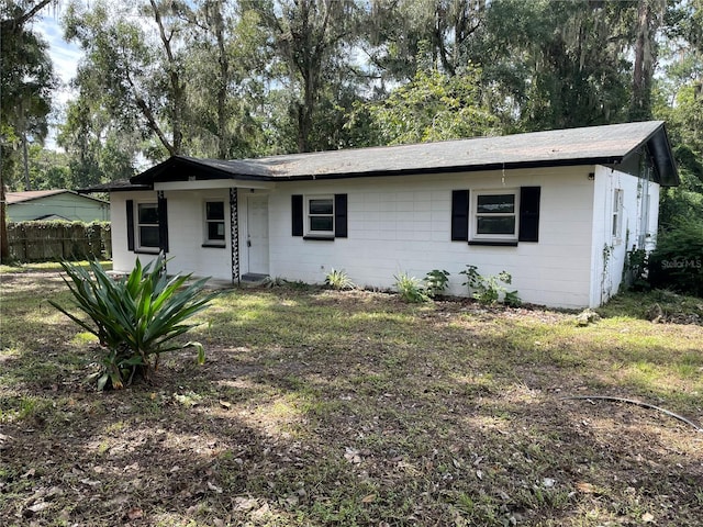 view of ranch-style house