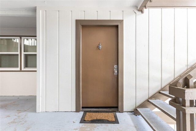 6519 W Newberry Rd Unit 805, Gainesville, FL 32605 - entrance to property with board and batten siding