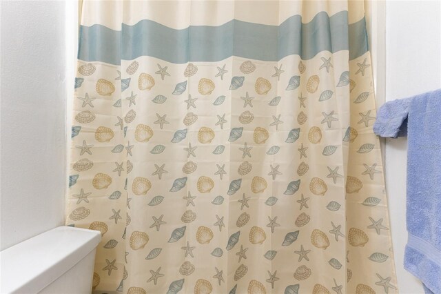 6519 W Newberry Rd Unit 805, Gainesville, FL 32605 - bathroom with toilet and a shower with curtain