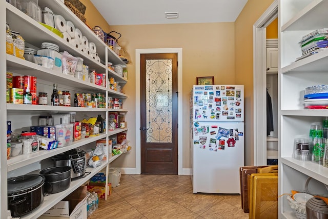 view of pantry