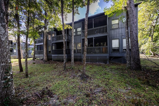 view of rear view of property