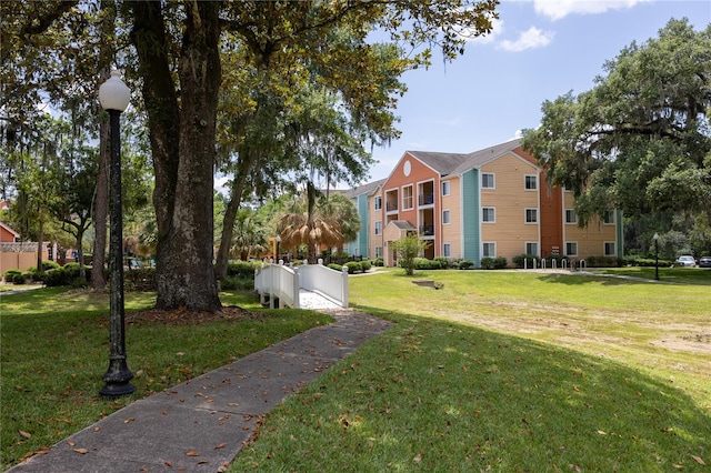 surrounding community featuring a yard