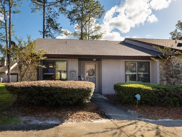 view of ranch-style home